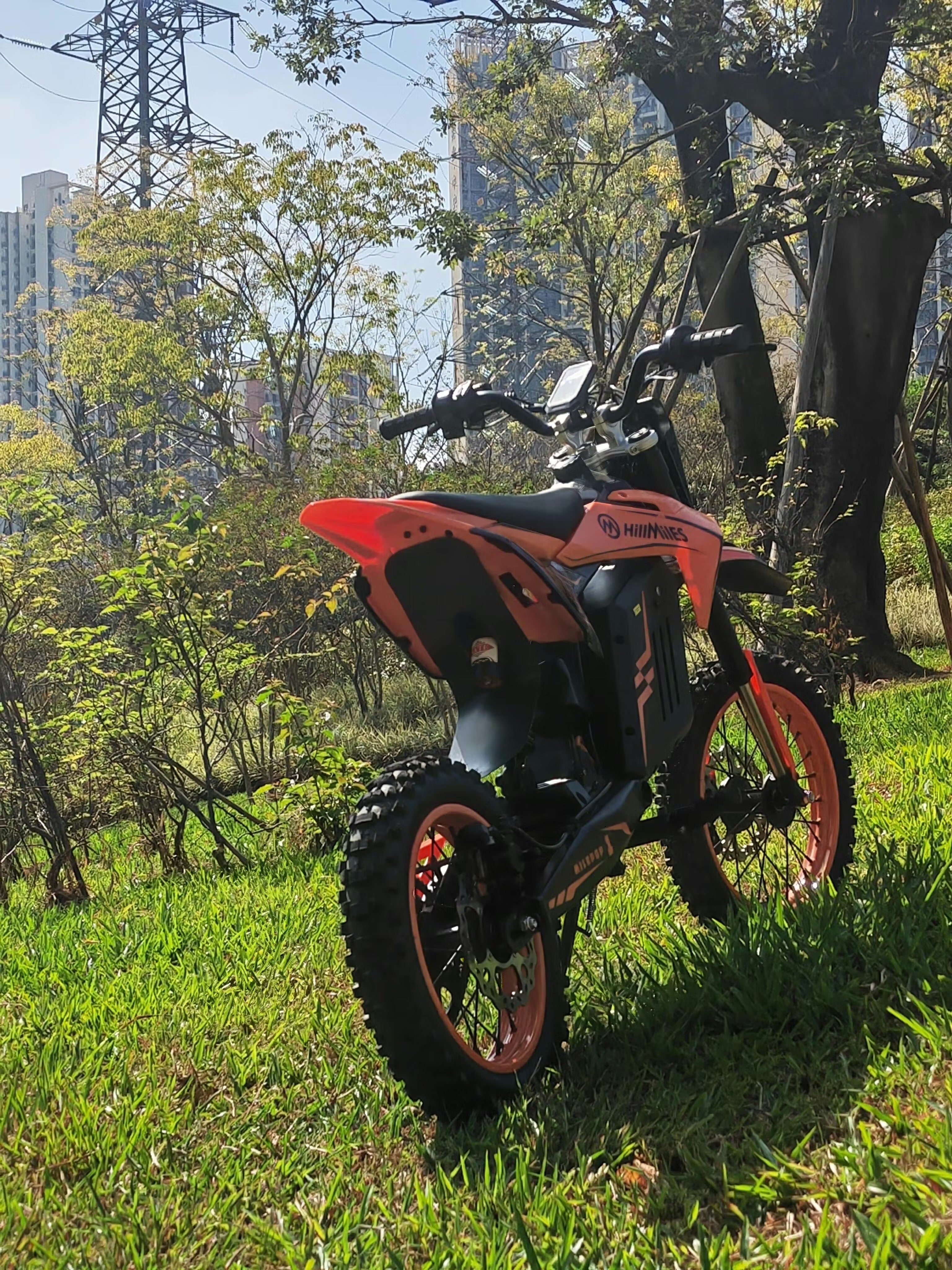 HILLMile Pop-1 Urban Electric Motorcycle – 2000W High-Torque Motor | 31 MPH Top Speed | Long-Range Lithium E-Moto