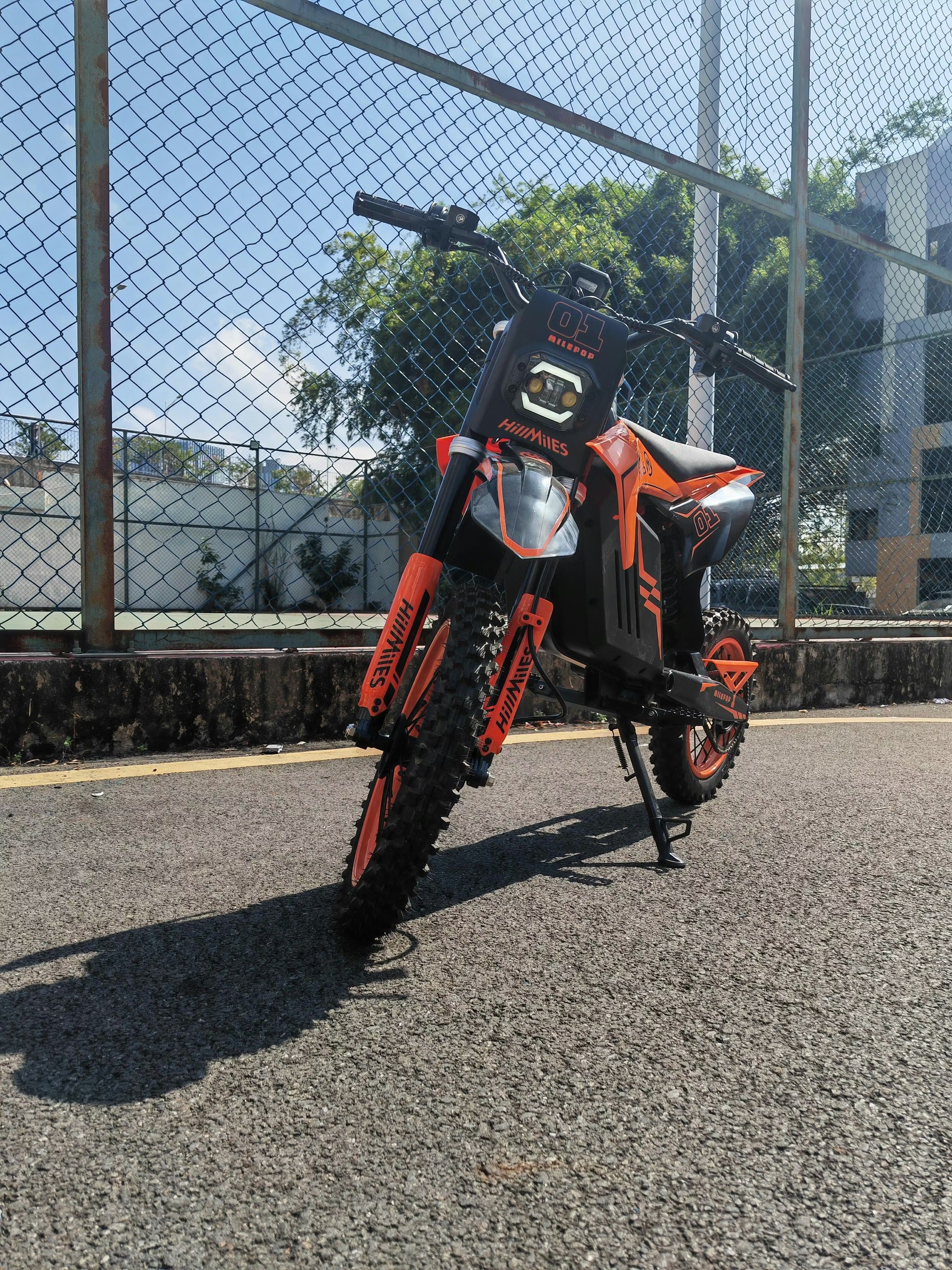 HILLMile Pop-1 Urban Electric Motorcycle – 2000W High-Torque Motor | 31 MPH Top Speed | Long-Range Lithium E-Moto