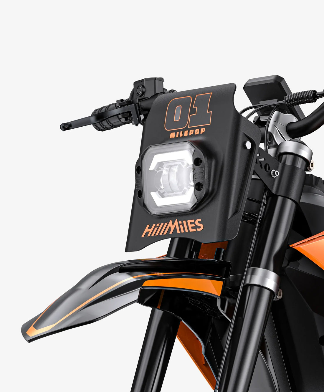 HILLMile Pop-1 Urban Electric Motorcycle – 2000W High-Torque Motor | 31 MPH Top Speed | Long-Range Lithium E-Moto