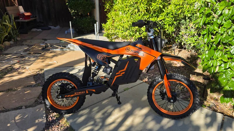 HILLMile Pop-1 Urban Electric Motorcycle – 2000W High-Torque Motor | 31 MPH Top Speed | Long-Range Lithium E-Moto