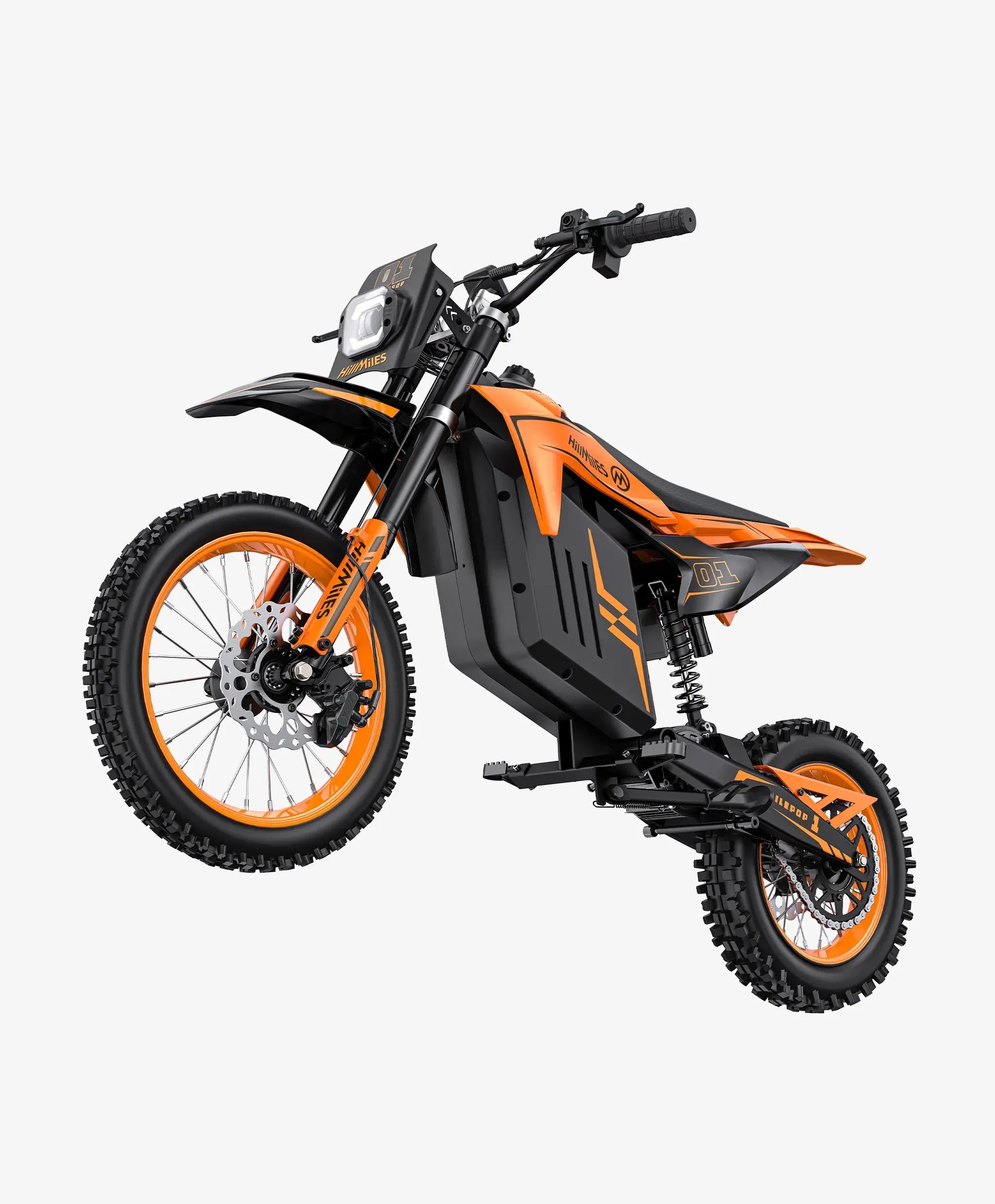 HILLMile Pop-1 Urban Electric Motorcycle – 2000W High-Torque Motor | 31 MPH Top Speed | Long-Range Lithium E-Moto