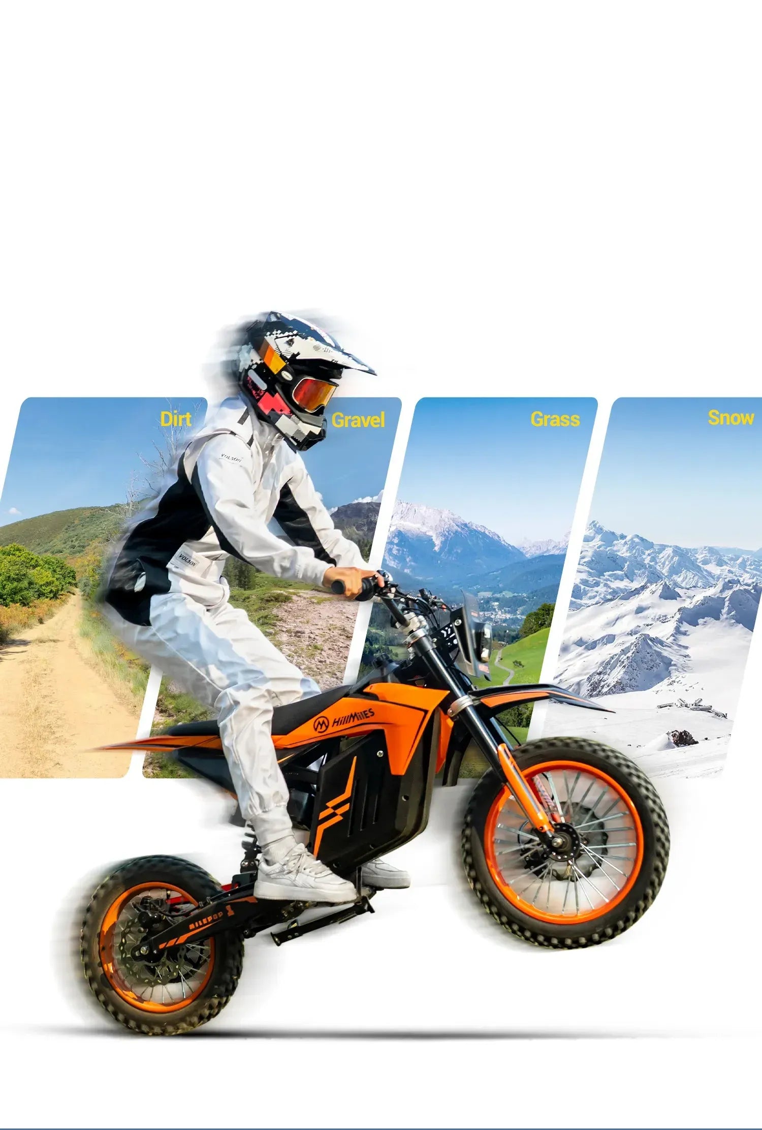 HILLMile Pop-1 Urban Electric Motorcycle – 2000W High-Torque Motor | 31 MPH Top Speed | Long-Range Lithium E-Moto
