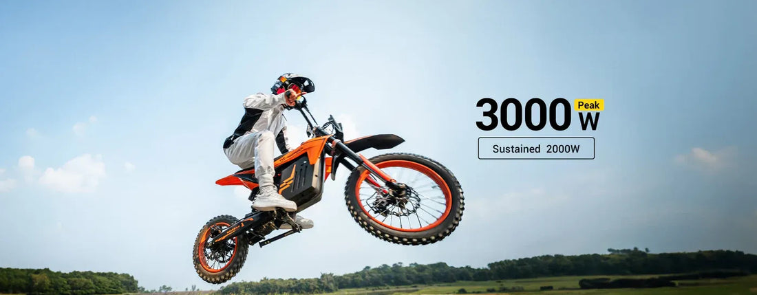 HILLMile Pop-1 Urban Electric Motorcycle – 2000W High-Torque Motor | 31 MPH Top Speed | Long-Range Lithium E-Moto