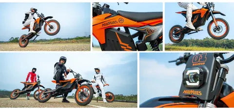 HILLMile Pop-1 Urban Electric Motorcycle – 2000W High-Torque Motor | 31 MPH Top Speed | Long-Range Lithium E-Moto