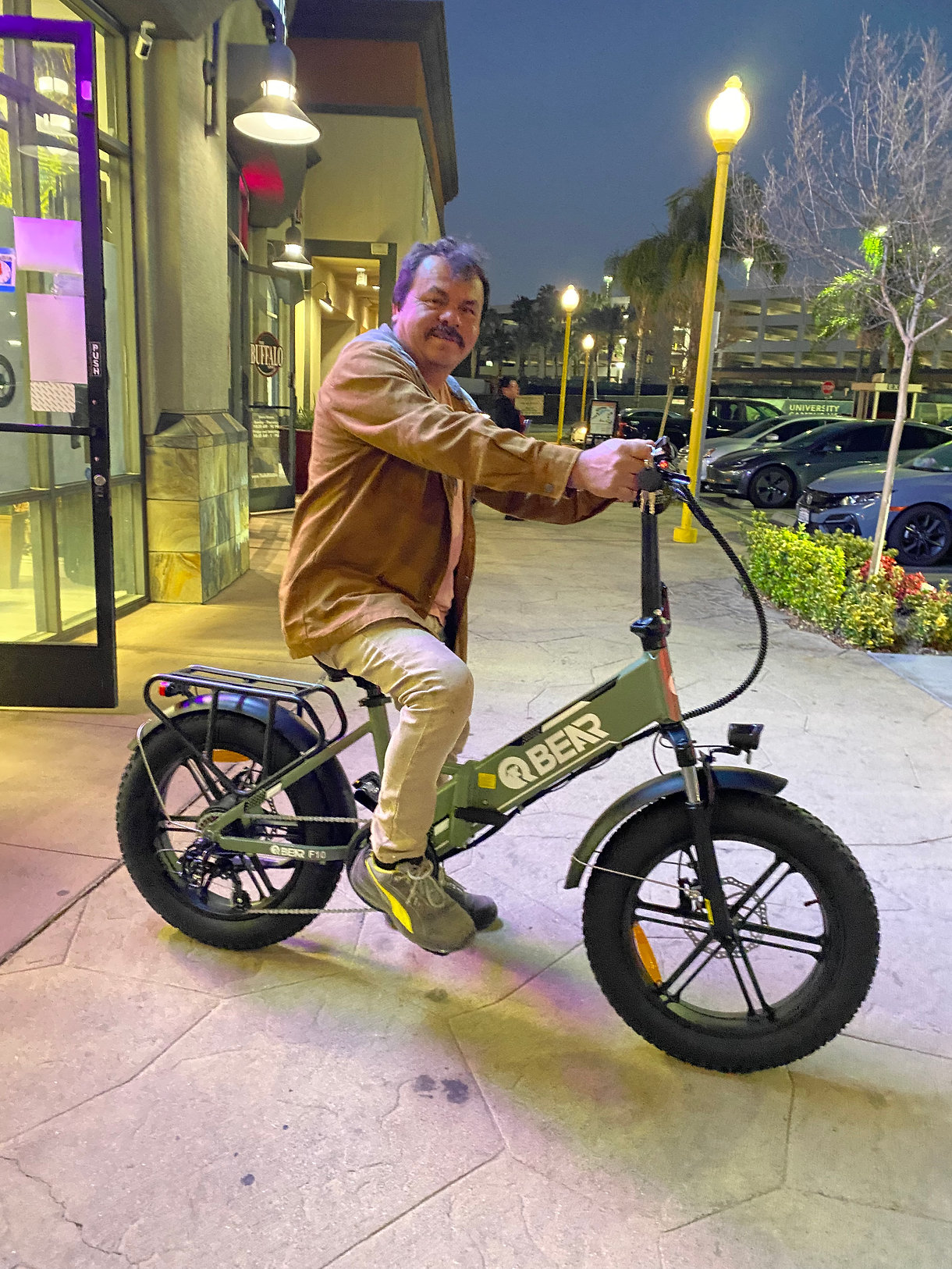 QBEAR F10 Step-Thru Foldable Electric Bike | 20” Fat Tire • 750W Motor • Long Range