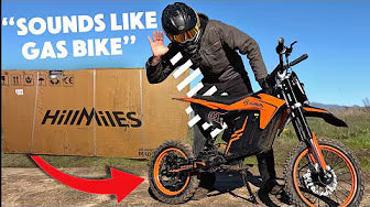 HILLMile Pop-1 Urban Electric Motorcycle – 2000W High-Torque Motor | 31 MPH Top Speed | Long-Range Lithium E-Moto