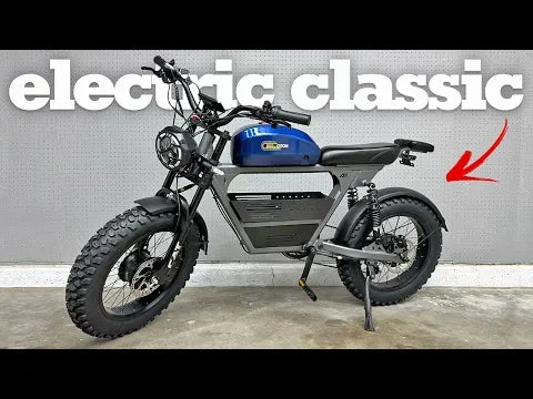 HILLMile Pop-1 Urban Electric Motorcycle – 2000W High-Torque Motor | 31 MPH Top Speed | Long-Range Lithium E-Moto