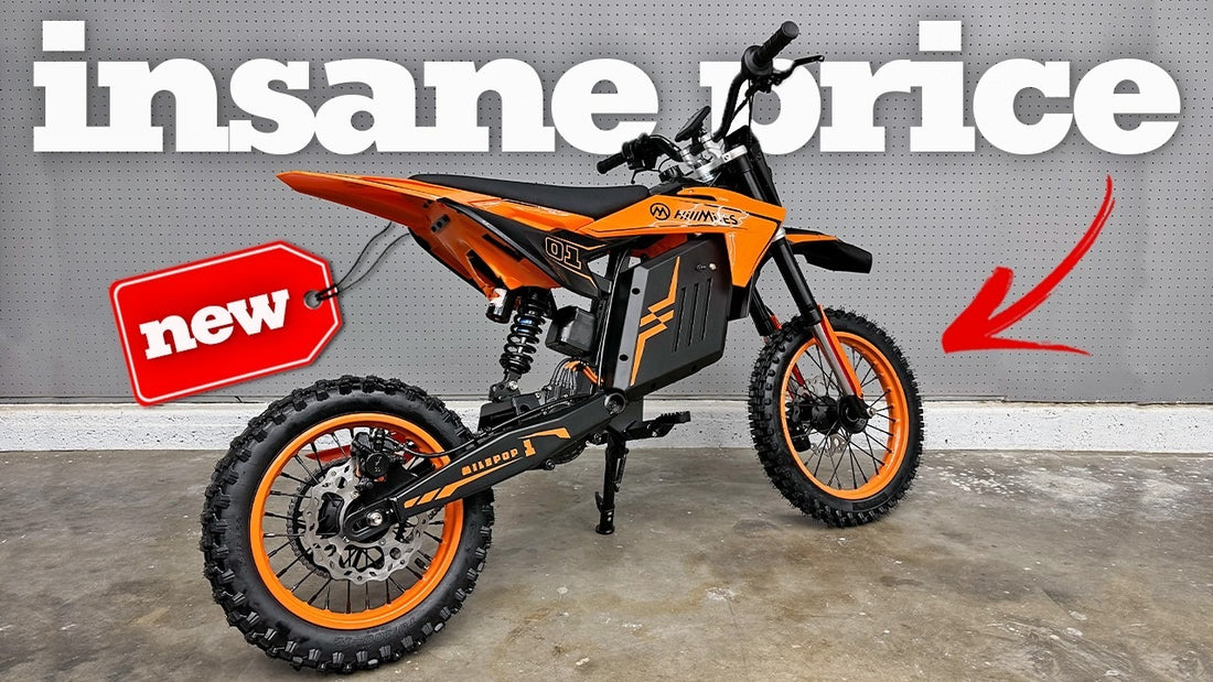 HILLMile Pop-1 Urban Electric Motorcycle – 2000W High-Torque Motor | 31 MPH Top Speed | Long-Range Lithium E-Moto