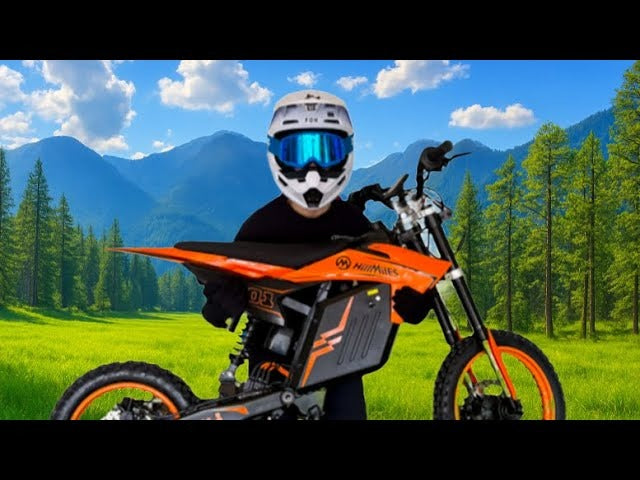 HILLMile Pop-1 Urban Electric Motorcycle – 2000W High-Torque Motor | 31 MPH Top Speed | Long-Range Lithium E-Moto